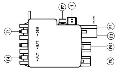 Schemat blokowy odłączenia akumulatora