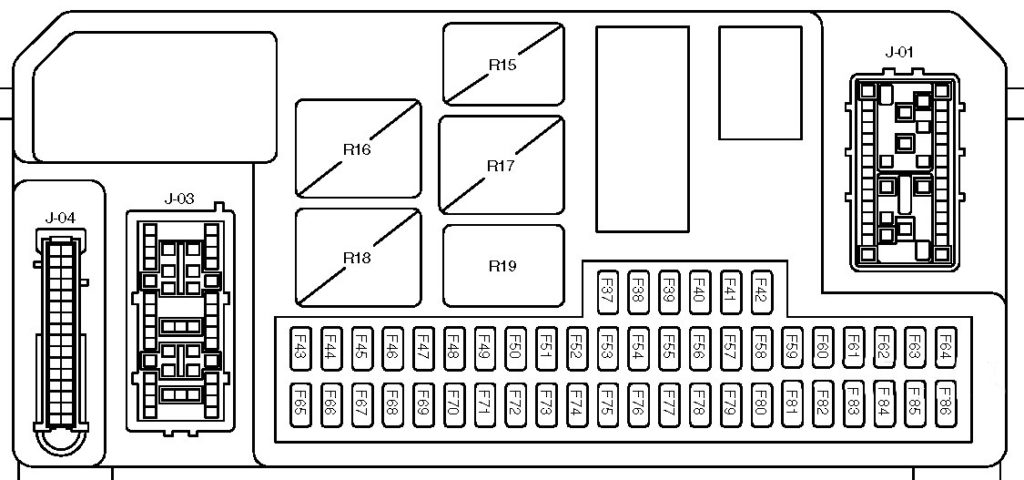 Schemat blokowy w kabinie