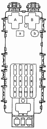 Schemat blokowy w kabinie
