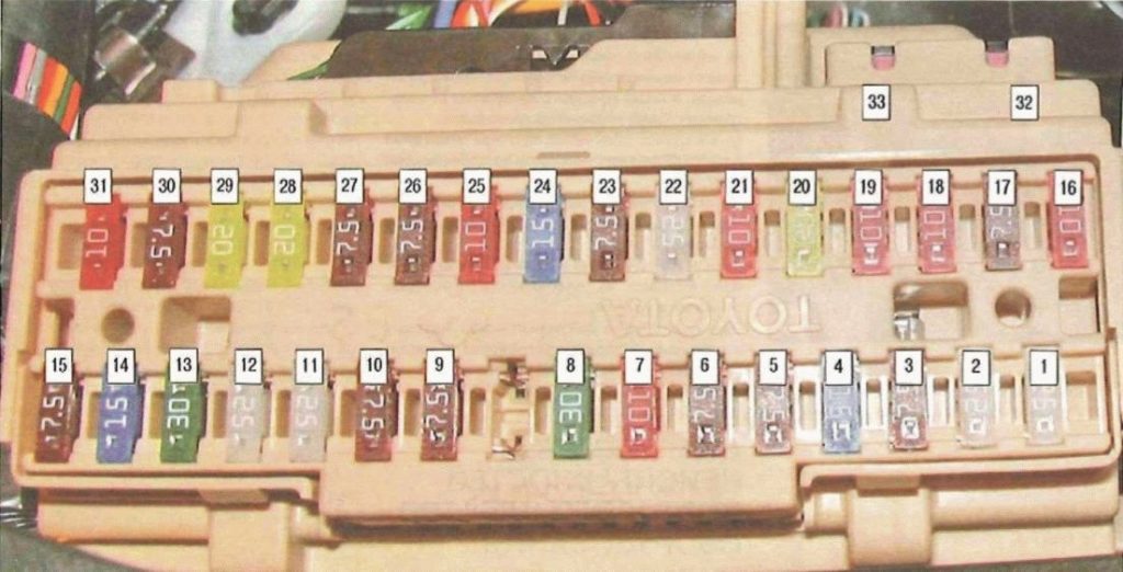 Schemat blokowy kabiny Camry 40