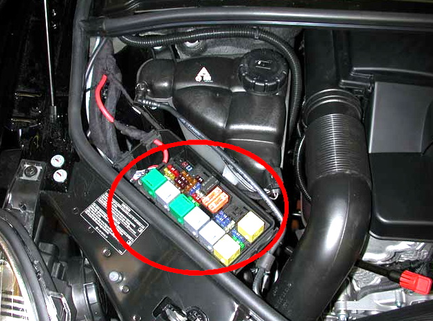 Fotoskrzynka bezpieczników mercedes w251